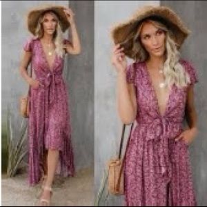 Pocketed maxi dress